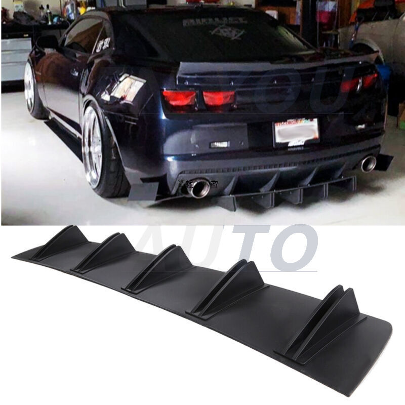 For Chevrolet Camaro RS LT SS 10 Fins Rear Diffuser Bumper Lip Splitter Spoiler