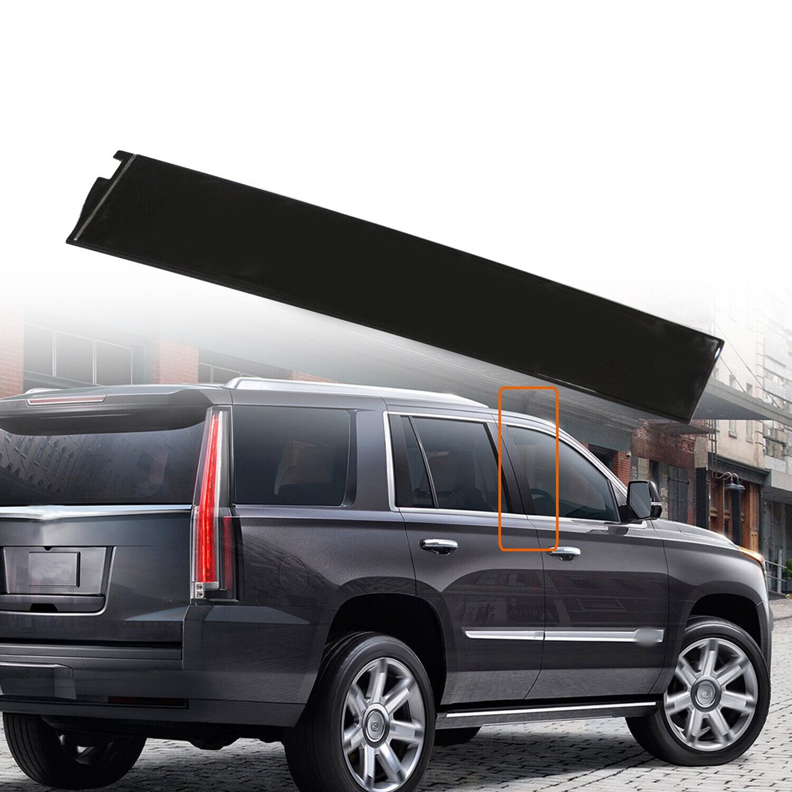 Right Passenger Front Door B Pillar Molding Trim For Cadillac For Chevy For GMC