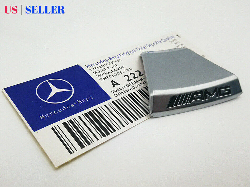 NEW A.M.G Steering Wheel Emblem for Squared Base Steering Wheel Badge