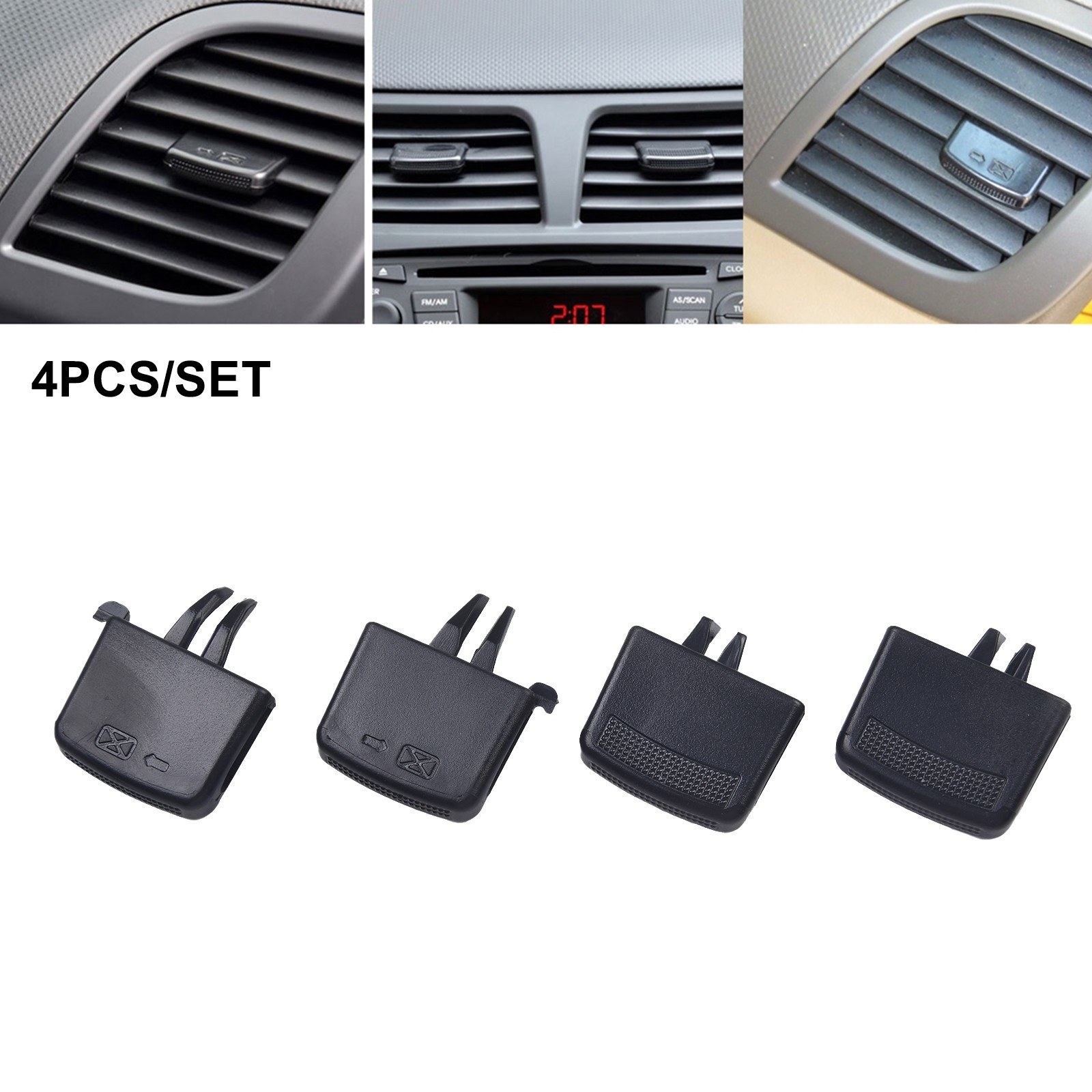 For Hyundai For VERNA For SOLARIS Air Vent Grille Tab Clip Vehicle Specific