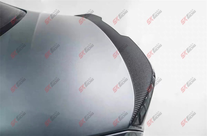 Glossy Black/Carbon Fiber Fits BMW 5 Series M5 520i 530i 540i Rear Spoiler Wing