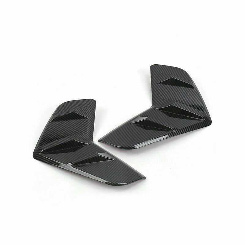 For Toyota Rav4 2019-25 Carbon Fiber ABS Front Fog Lamp Light Panel Cover Trims