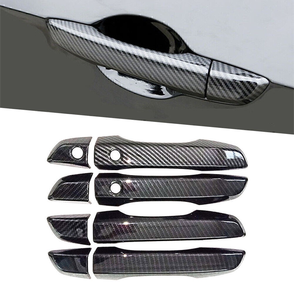 Carbon Fiber Door Handle Cover Trim For Honda Civic 10th 2016-2020 Accessories