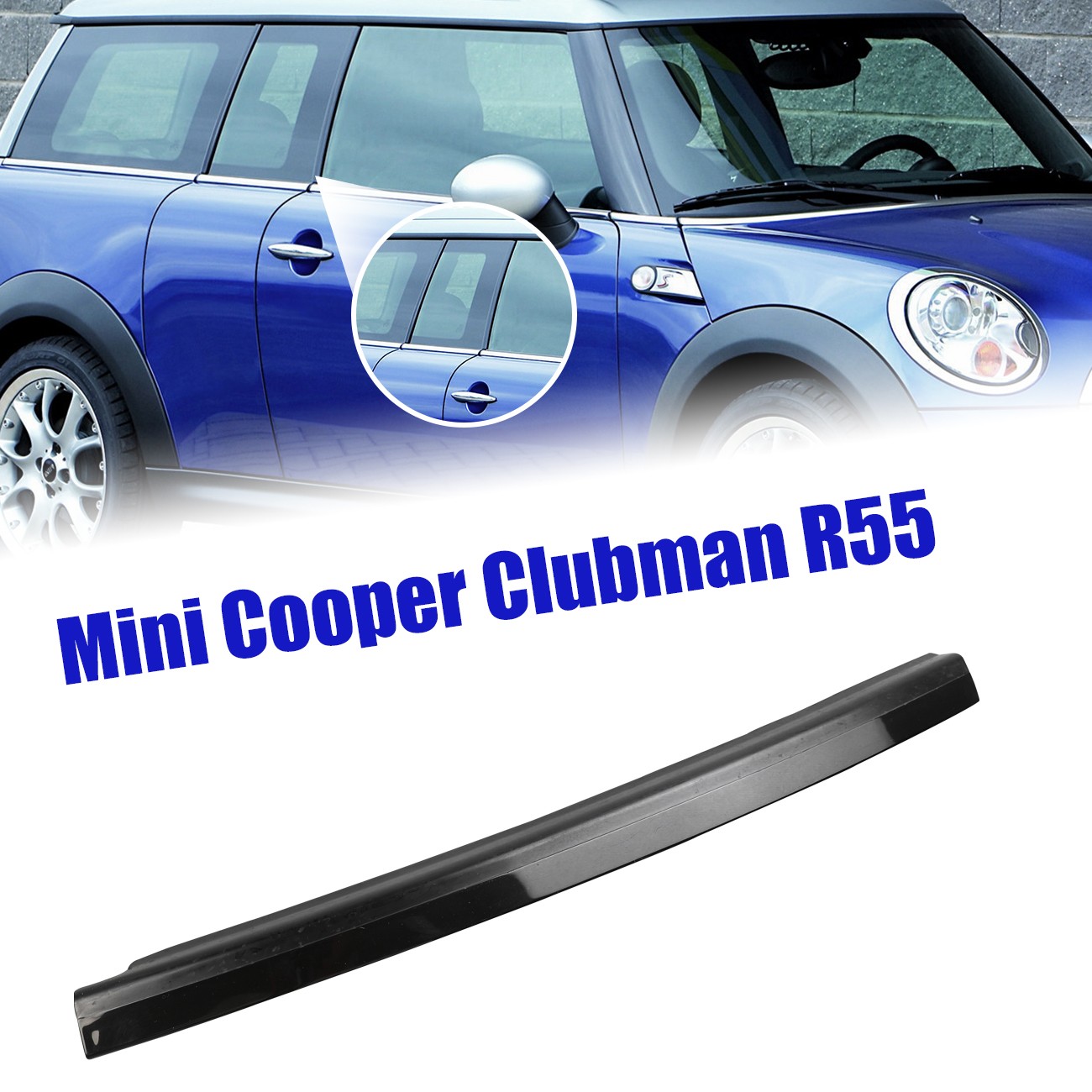 For 2007-2015 Mini Cooper Clubman R55 Right B Column Protect Cover Pillar Trim