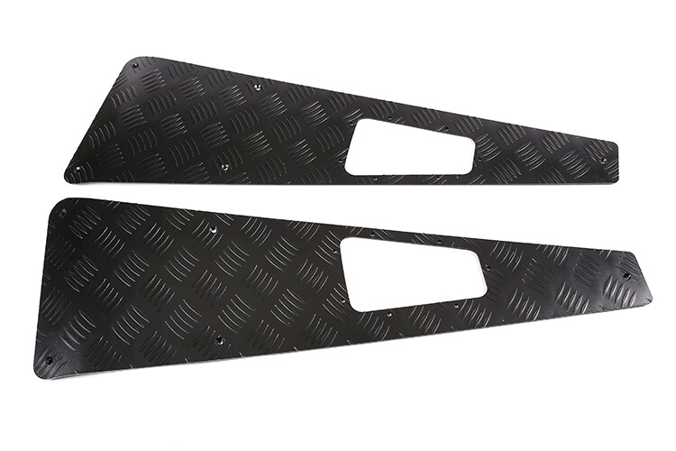 Aluminum Hood Wing Top Protectors Pair For Land Rover Defender 90 110 2004-2018