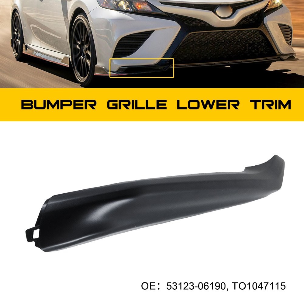 Fits Toyota 2021-2023 Camry XSE Front SE Bumper Side Trim Lower Right Glossy