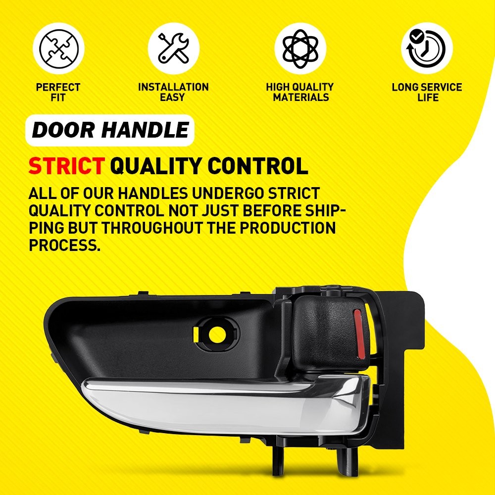 4xInside Interior Door Handles For Subaru Forester 2003 2004 2005 2006 2007 2008