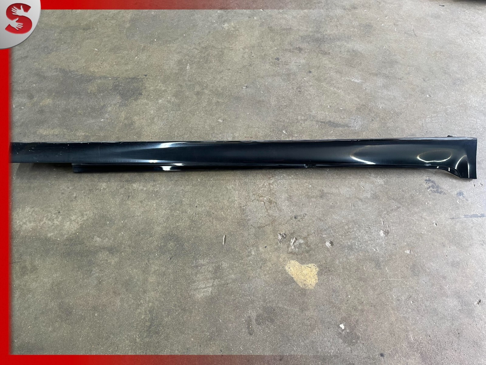 11-16 BMW F10 528I 535I 550I RIGHT SIDE SKIRT ROCKER PANEL TRIM BLACK SCHWARZ 2