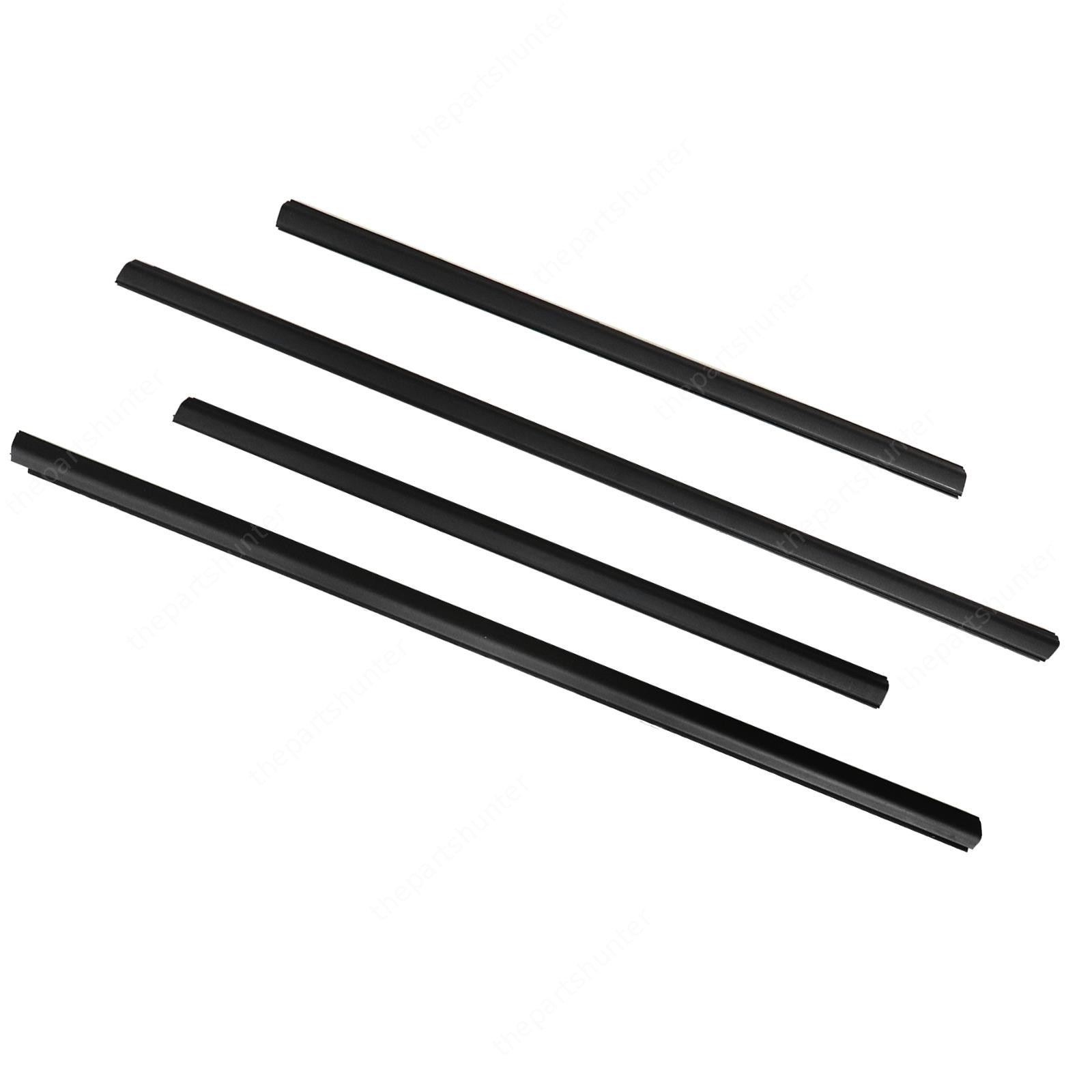 4pcs Door Belt Weather Strip Molding Seal For Honda Fit Jazz 2009-2013 USA