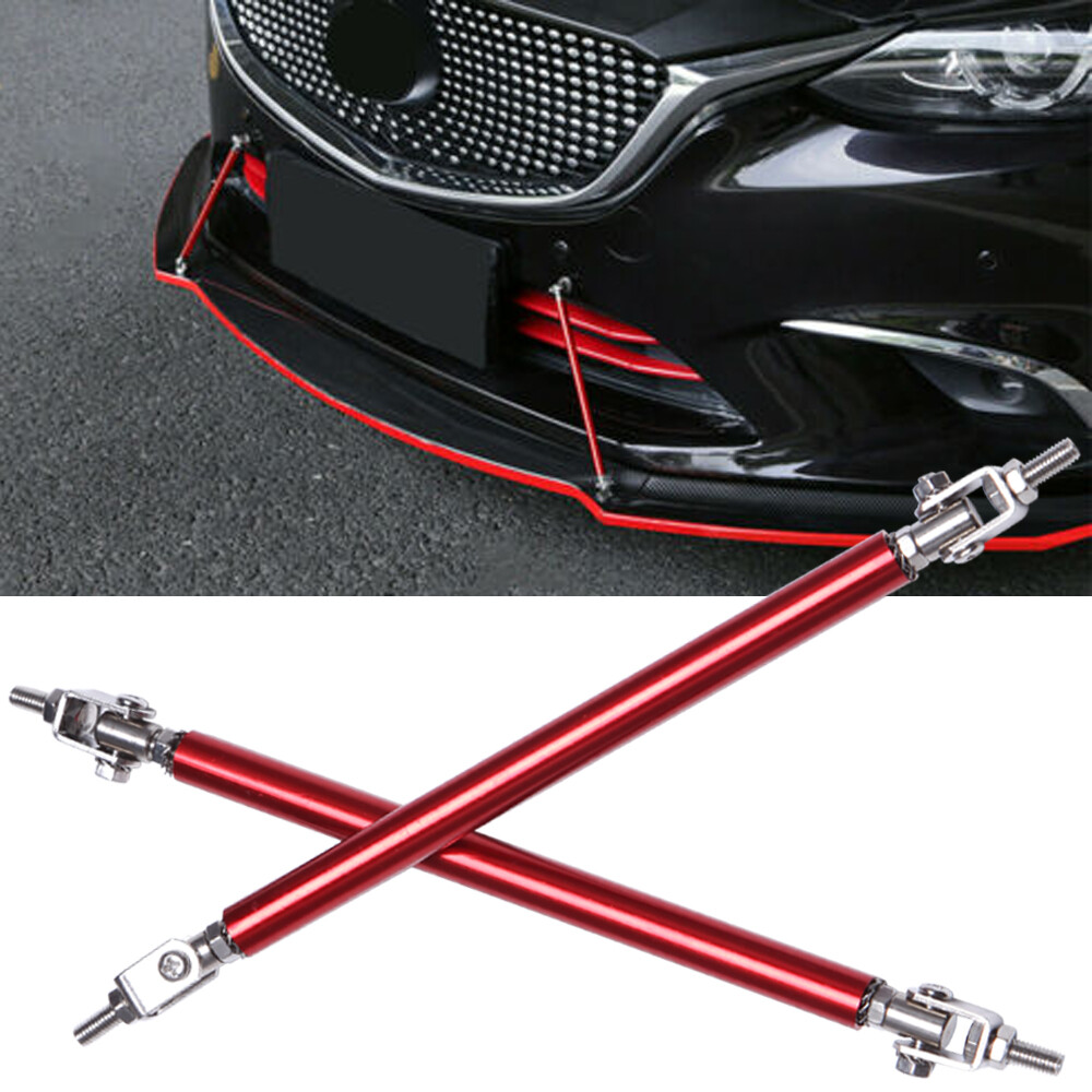For 2005-2007 Honda Odyssey Van Front Bumper Lip Splitter Spoiler + Strut Rods