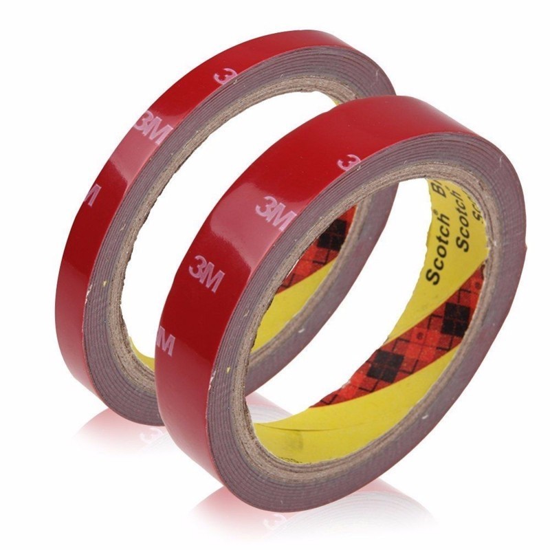 10 Pcs Practical Red 3m*10mm Car Off-Road Acrylic Foam Double Side Tape Adhesive