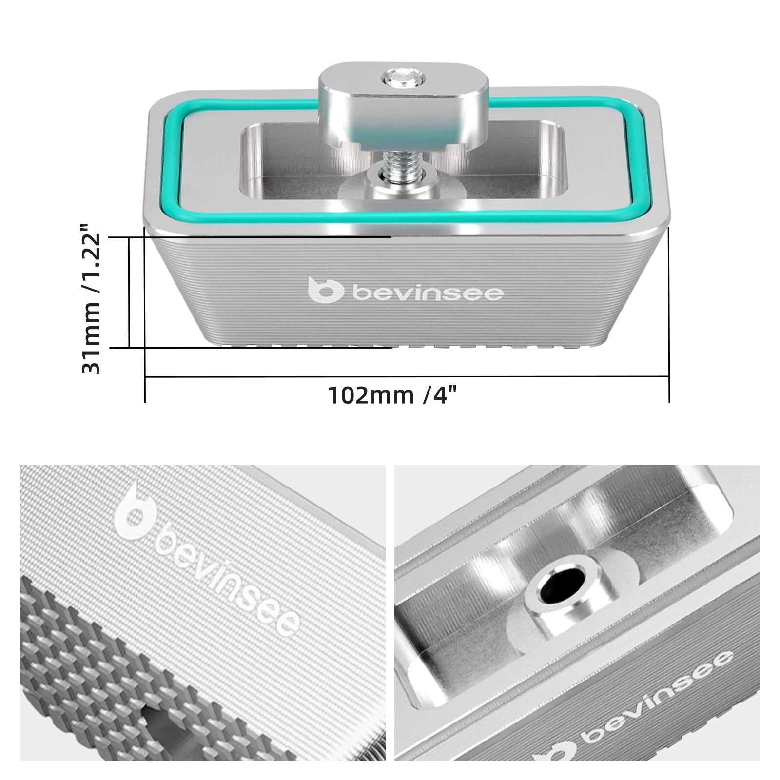 BEVINSEE Billet Jack Pad Set For BMW E46 323i 325i 328i 330i M3 Z4 E86 E85 E89