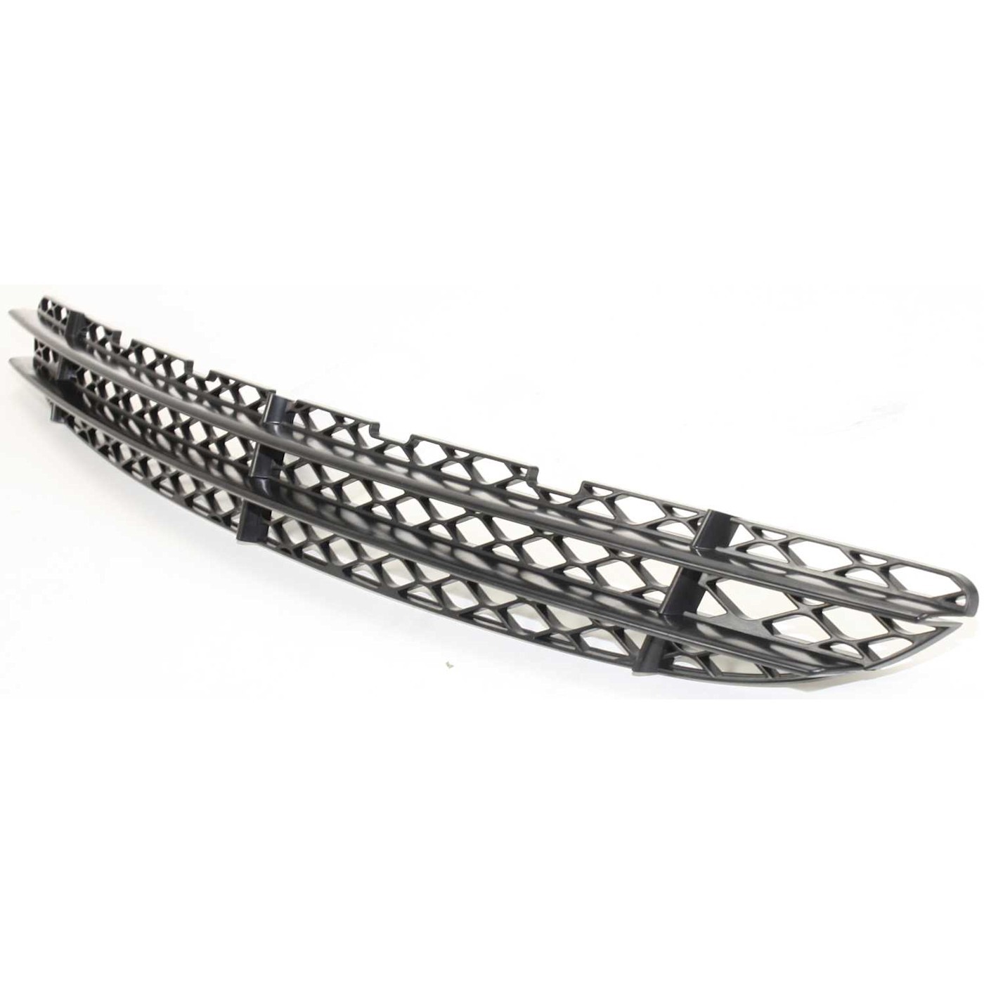 Bumper Grille Set For 2003-2006 Mercedes Benz S430 Black Front Center Outer