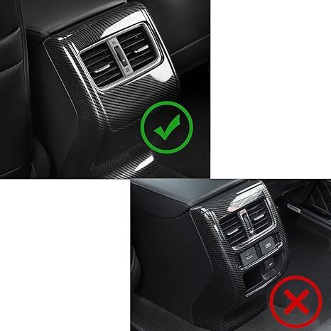 High Quality Carbon Fiber Air Vent Outlet Overlay Trim For Honda Accord 2018-22