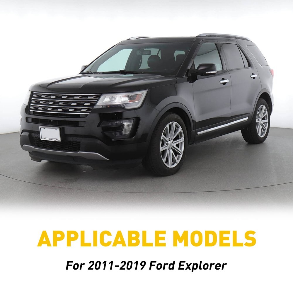 6X Car Pillar Post Trim Decorative Cover For 2011-2019 Ford Explorer Accessories