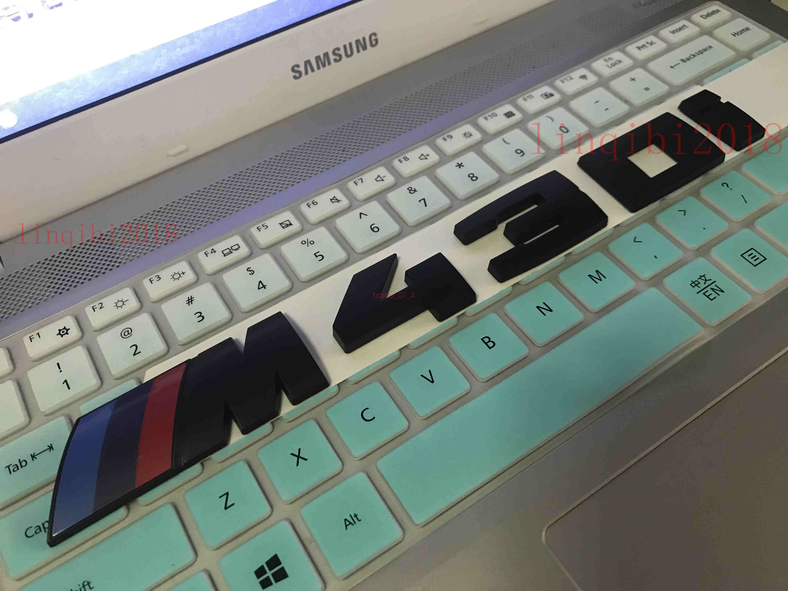 1x Matt black “M430i” Rear Boot Lid Trunk Badge Emblem Stick On For M430i