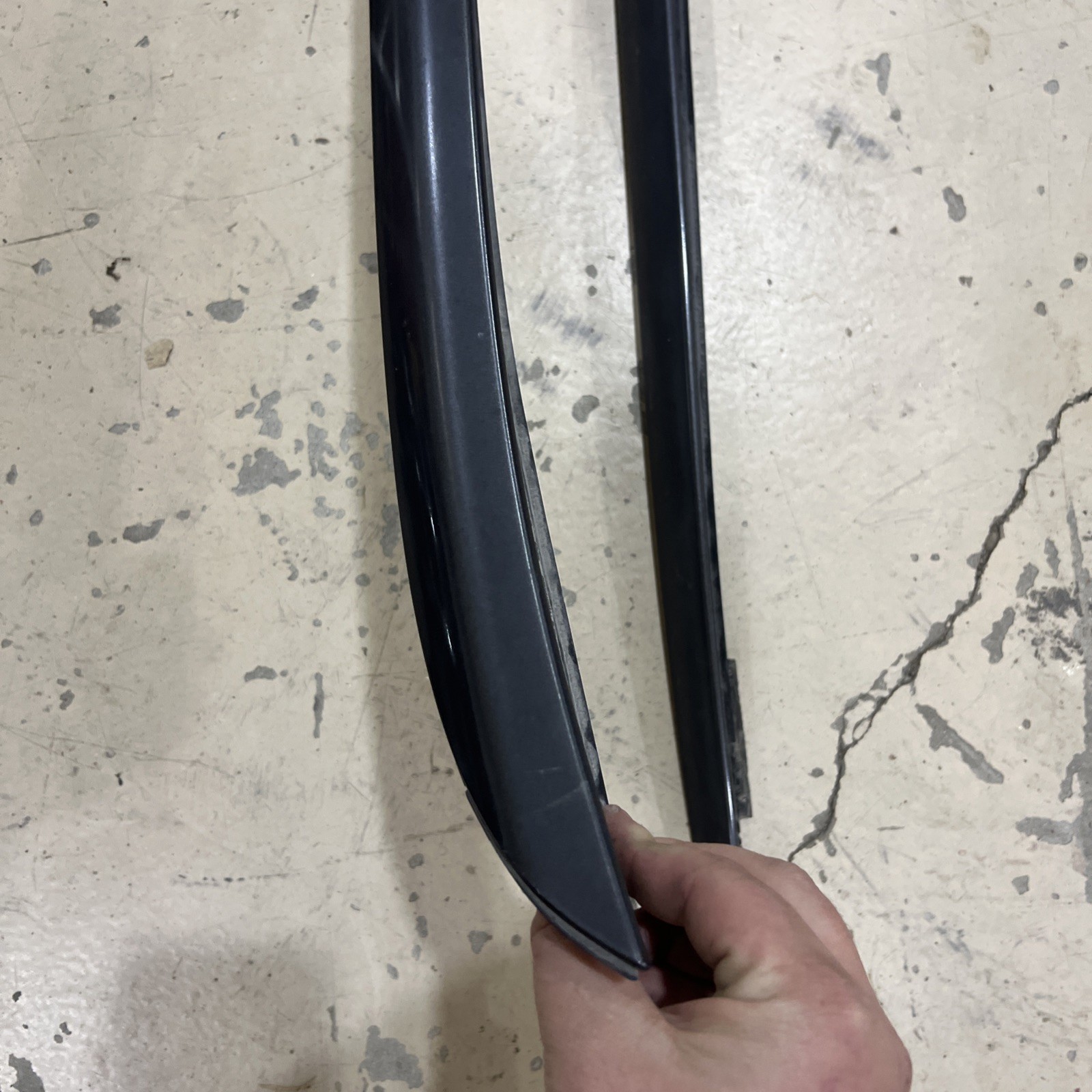 2009-2014 Acura TSX Passenger Driver Windshield Molding A Pillar Trim GREY OEM