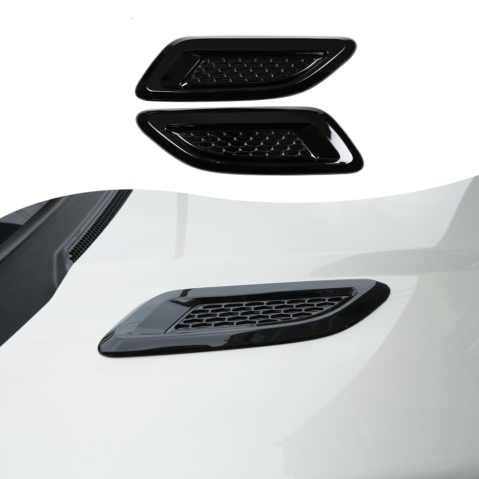 For Range Rover Sport 2014-2018 Hood Air Intake Trim Panel Black