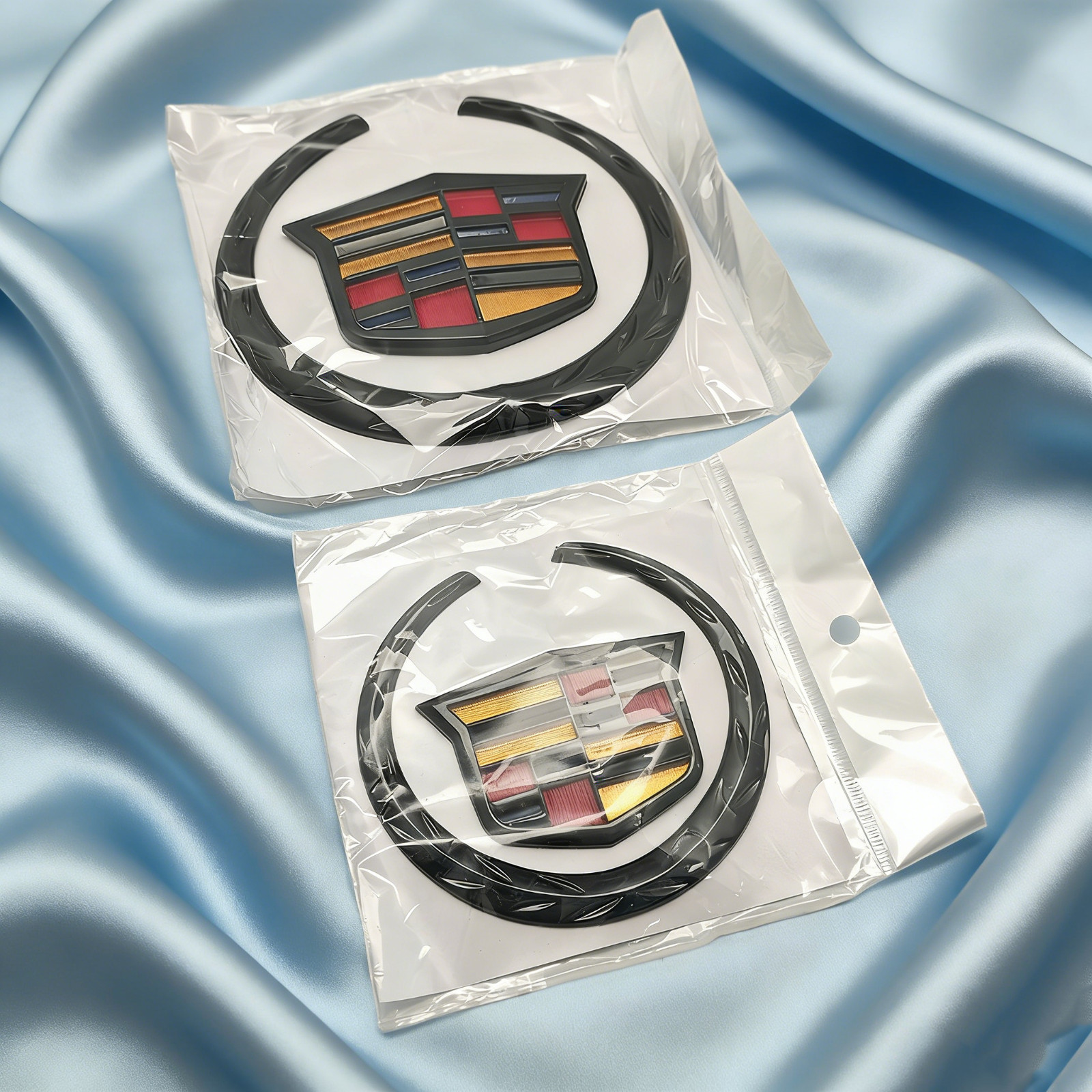 Front Grille & Rear Trunk Lid Emblem Badge For Escalade CTS SRX CT6 Accessories