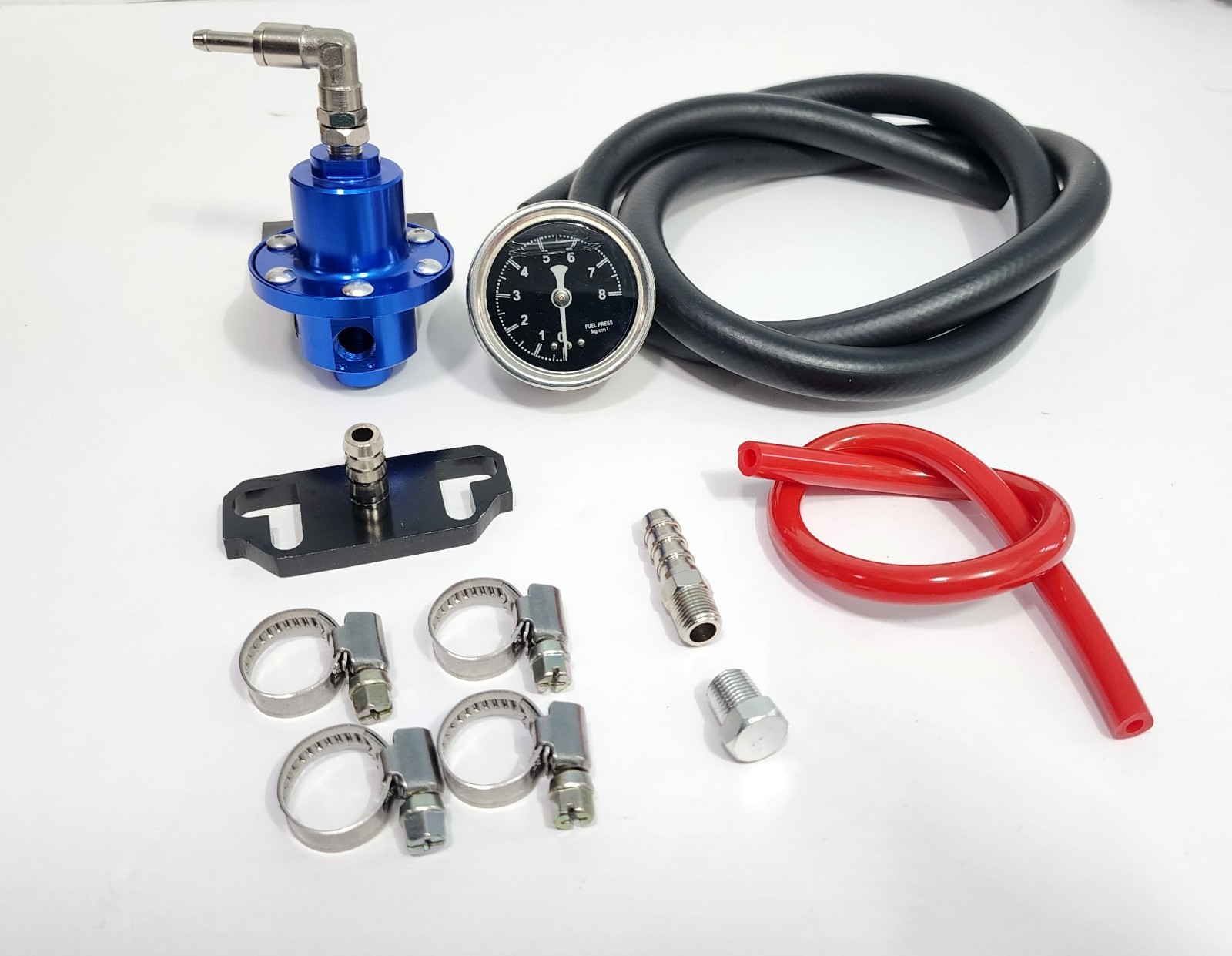 NEW MITSUBISHI BL ADJUSTABLE FUEL PRESSURE REGULATOR & GAUGE 4G63 ECLIPSE JDM