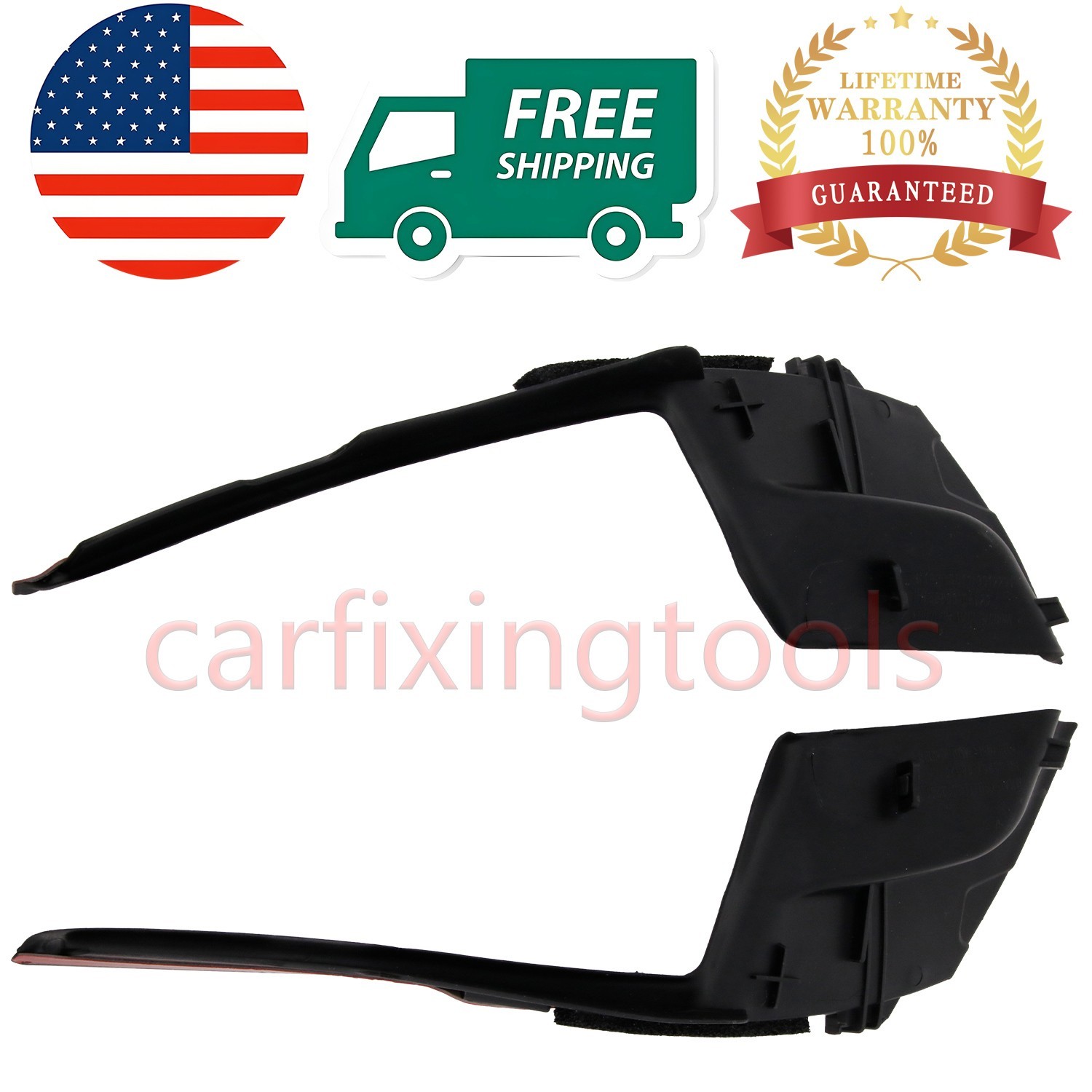 For 2011-2020 Toyota Sienna 2x Windshield Wiper Cowl Extension Trim 53867-08020