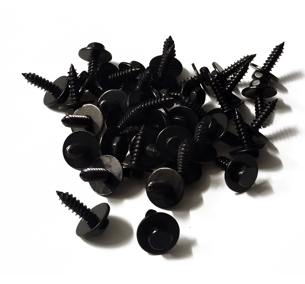 Pratical Screw Body Fender Bumper Retainer Clips Gasket Fastener Kit Metal 50PCS