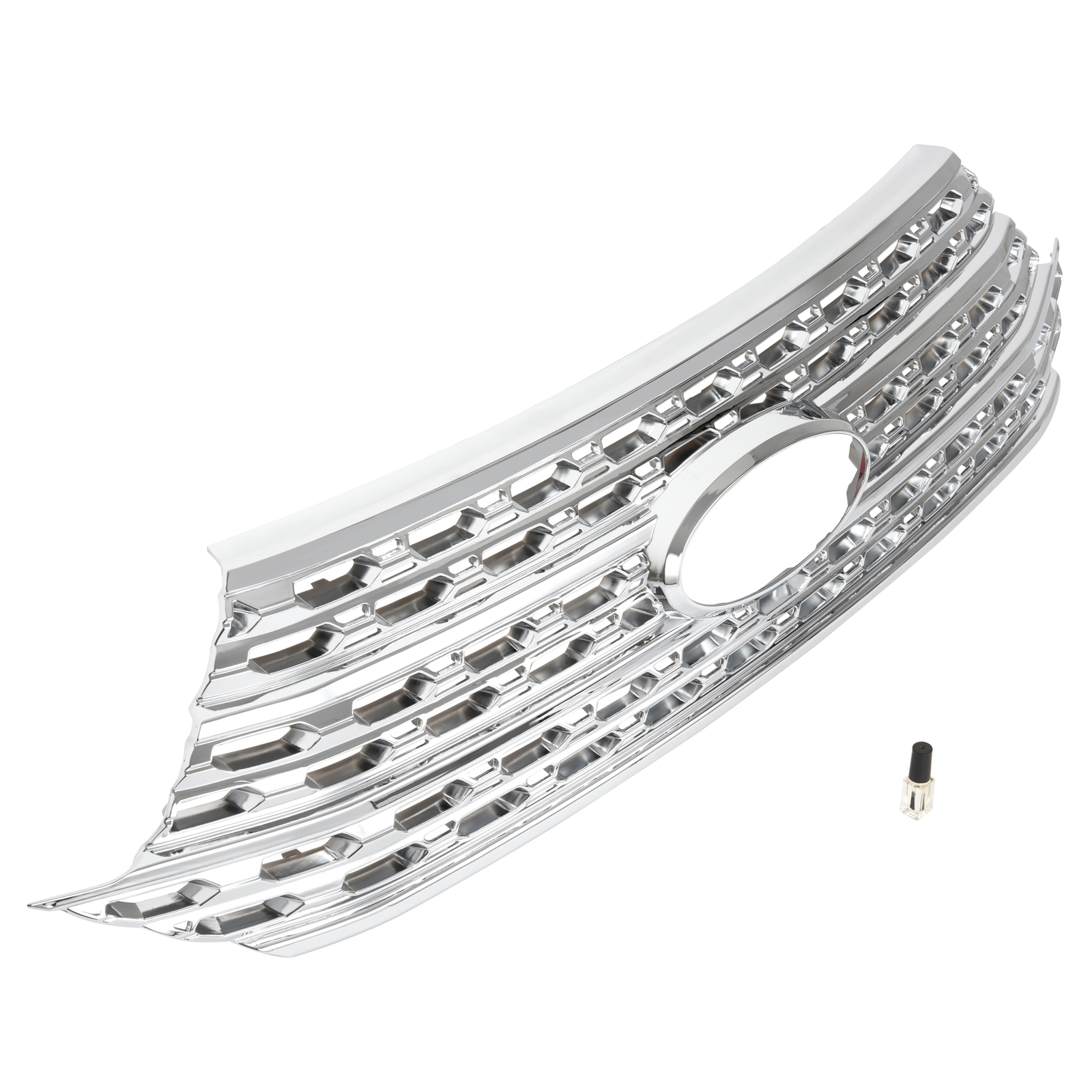 For Ford Explorer XLT BASE 20-24 Front Radiator Grille Cover Overlay Trim Chrome