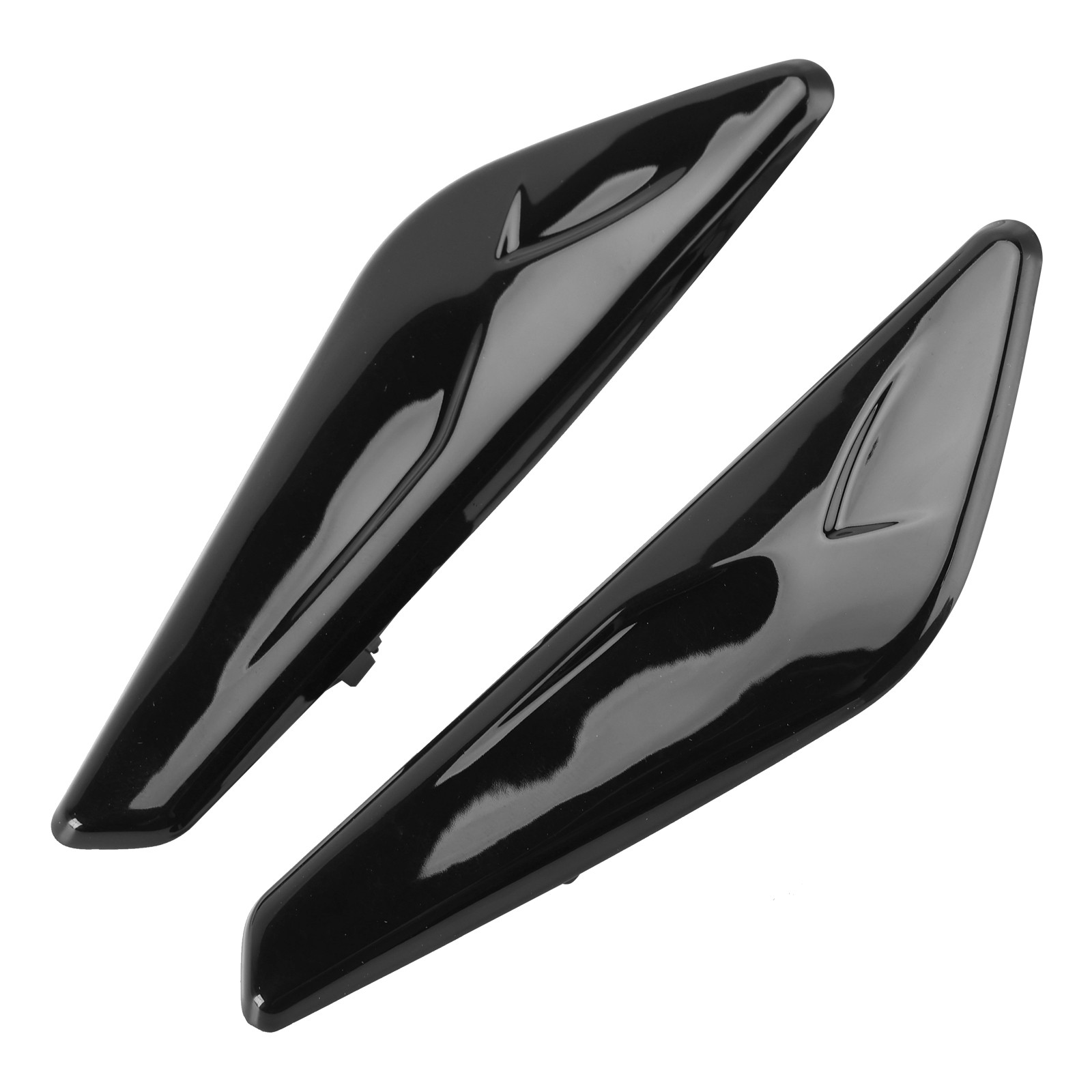 Left+Right Front Fender Black Trim 51117338569+51117338570 For BMW X3 F25 X4 F26