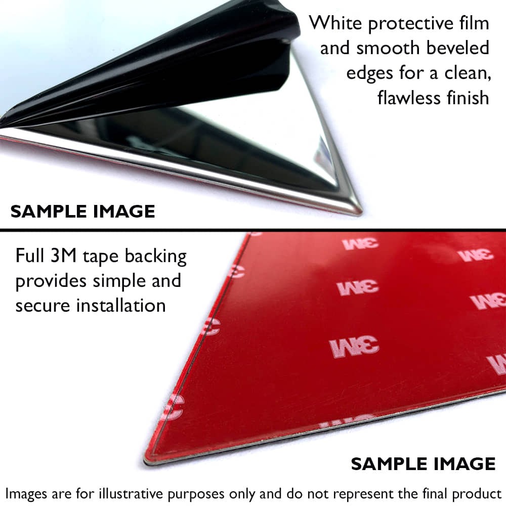 4p Stainless Side Molding fits 2012-2016 Chevy Cruze by Brighter Design
