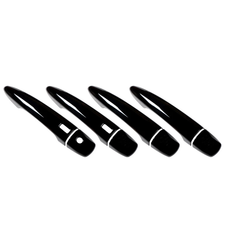 Bright black Car Front Door Handles Cover Trim For NISSAN PATHFINDER 2022-2025