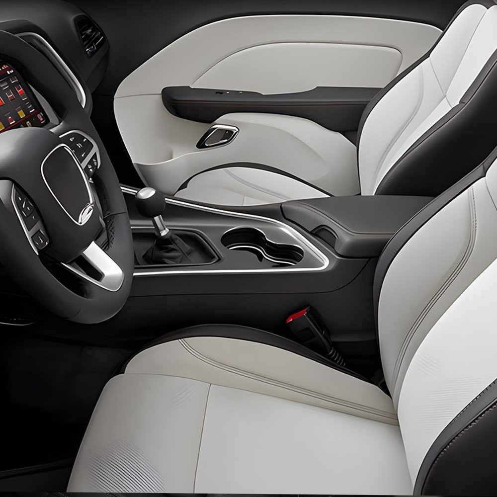 Center Console Cover Compatible with 2015-23 For Dodge Challenger 2015-23 1-3X