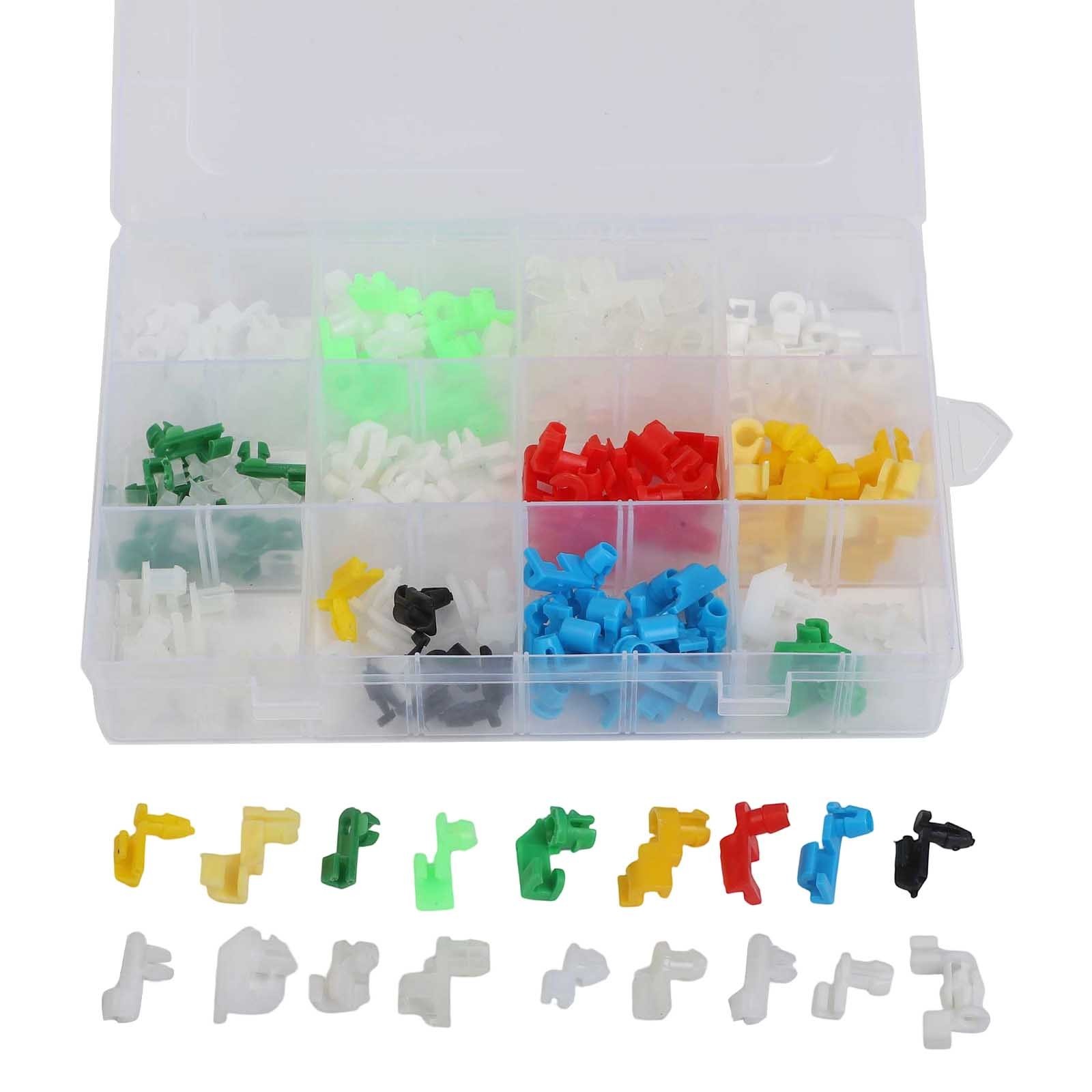 Simple Installation Door Lock Rod Clips Assorted Car Wire Clips Pack of 160