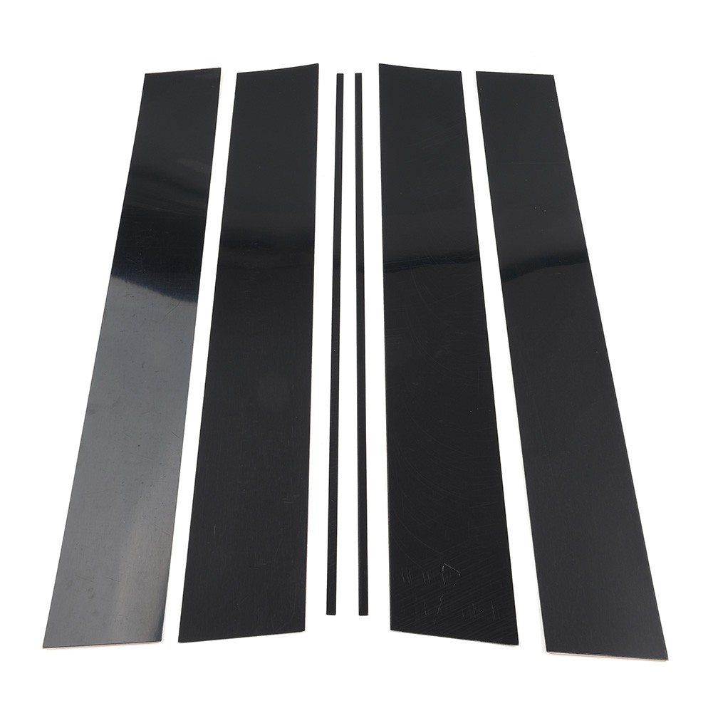 Pillar Post Set Door Window Cover Trim Kit For Honda Odyssey 2005-10 Gloss Black