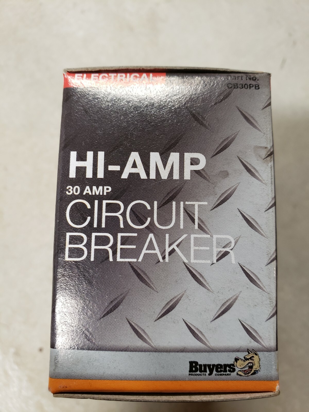 NEW~ FAST SHIP!~ BUYERS PRODUCTS CB30PB Automotive Circuit Breaker,CB,30A,12VDC