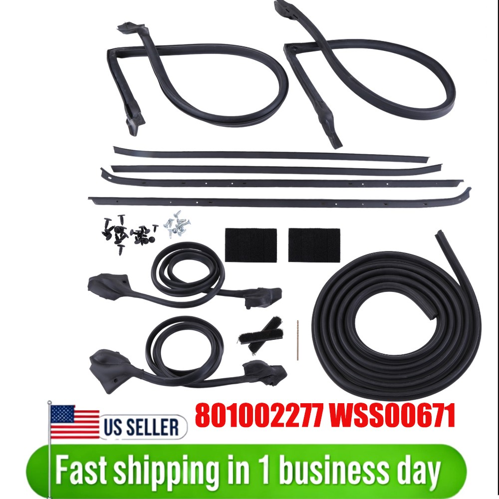 FOR 70-81 Camaro Firebird Weatherstrip Seal Kit Door Window Sweep Roofrail Trunk