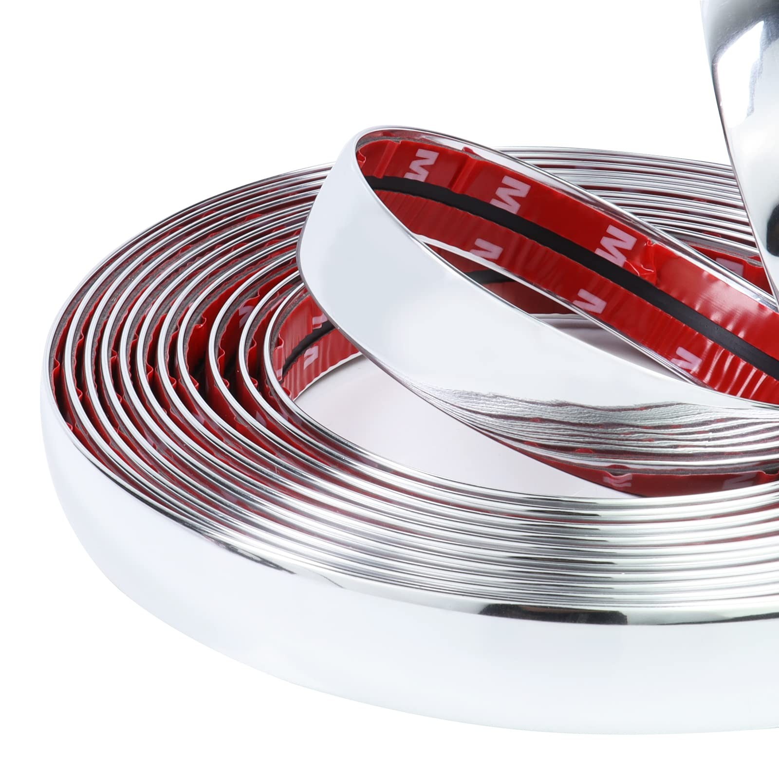 16FT Heavy Duty Chrome Trim Molding 1″ UV Protected Scratch-Proof for Truck SUV