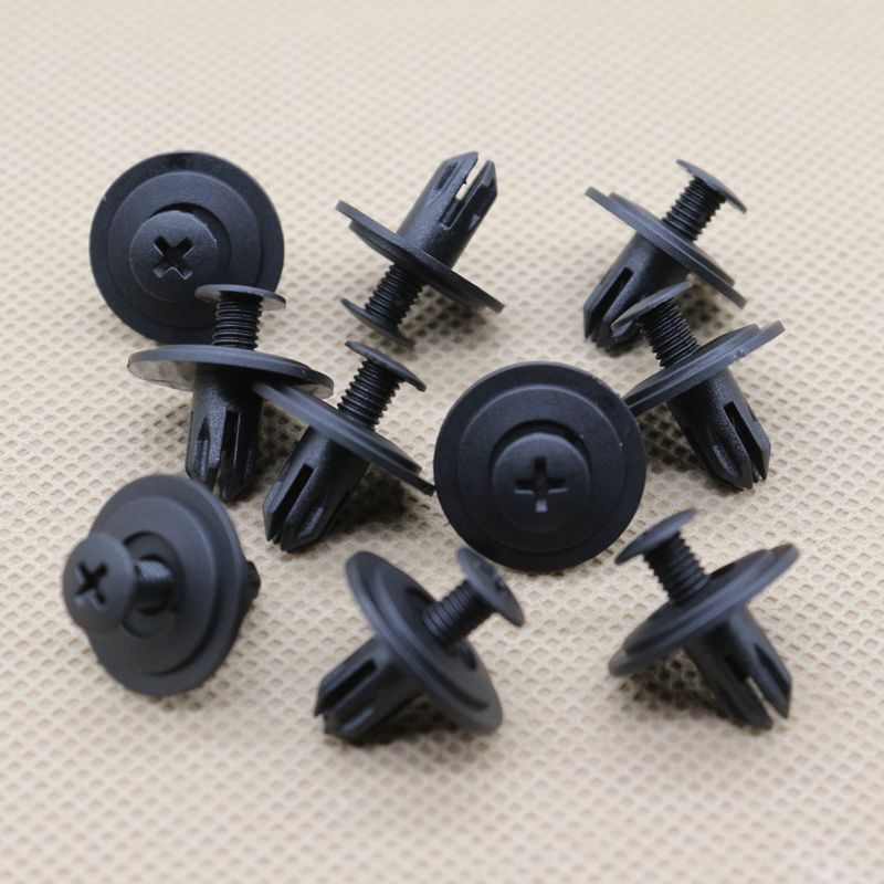 10Pcs For Honda Civic Airscoop Vent Panel Clip Push-Type Retainer 90688-SB0-003