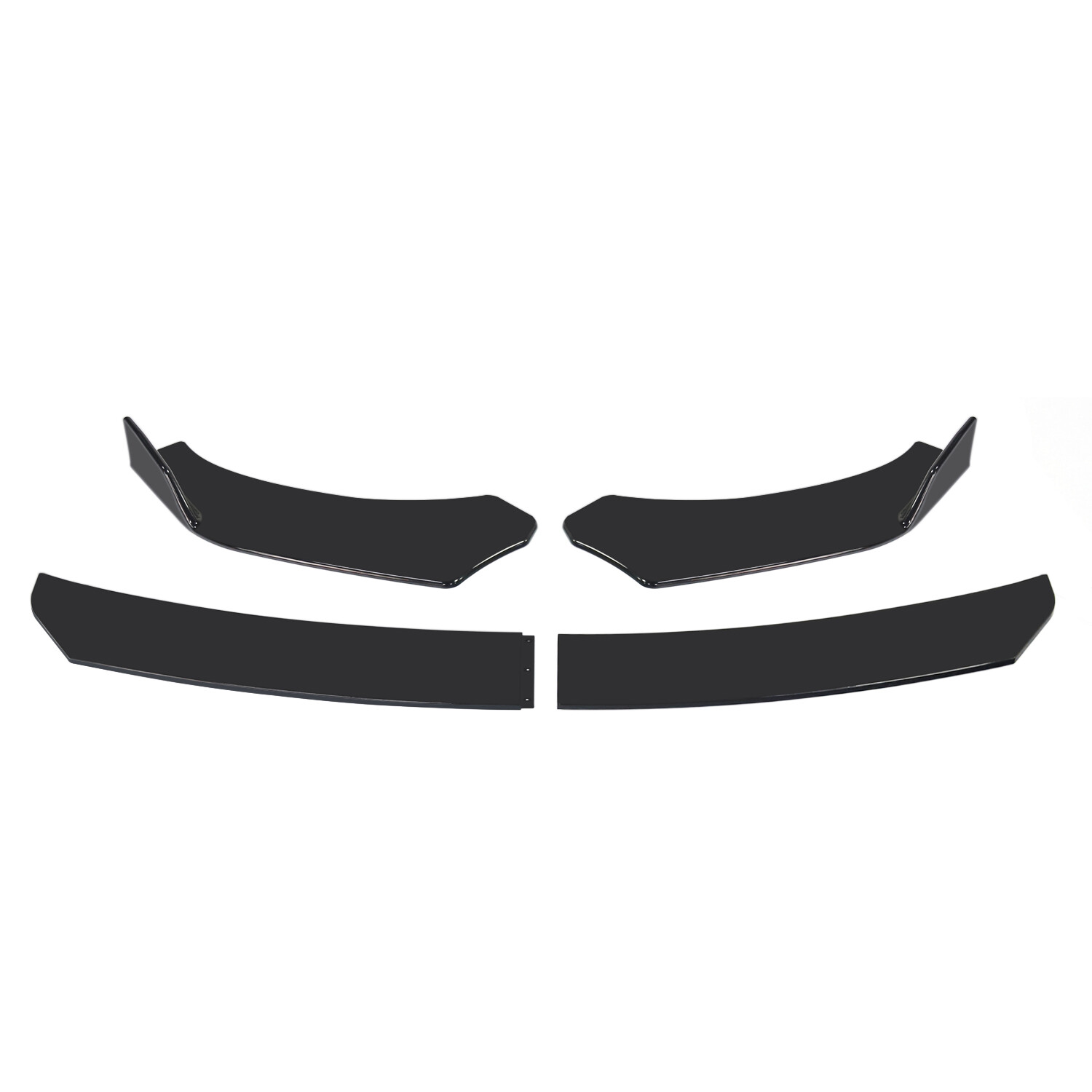 For 2005-2007 Honda Odyssey Van Front Bumper Lip Splitter Spoiler + Strut Rods