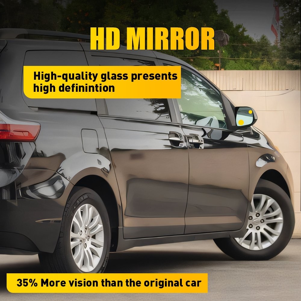 For Toyota Sienna 11-19 RH Passenger Side Heated Mirror Glass OE TO1325127 1-10X