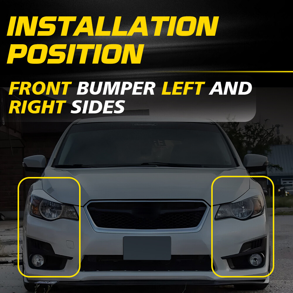57707FJ020 For 2012-2016 Subaru Impreza Bumper Fender Bracket Support Front 2PC