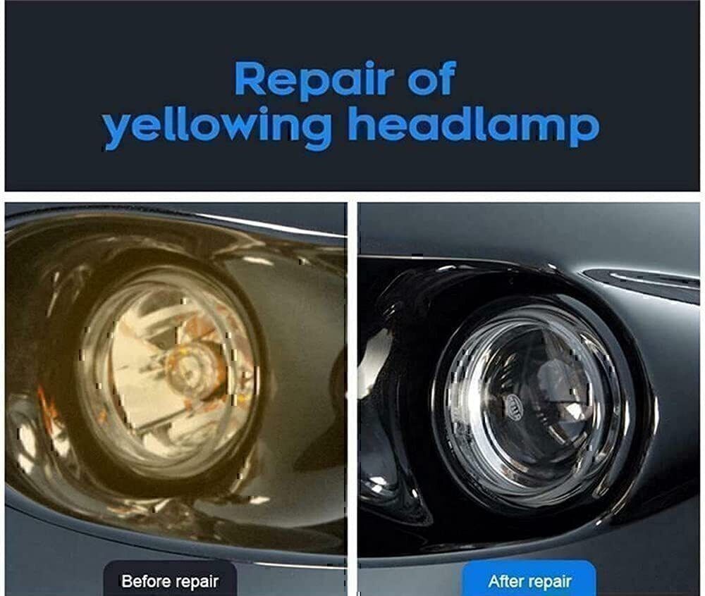 9H Repair Liquid Headlight Cover Len Restorer Polish Cleaner Car Accessories Tvd