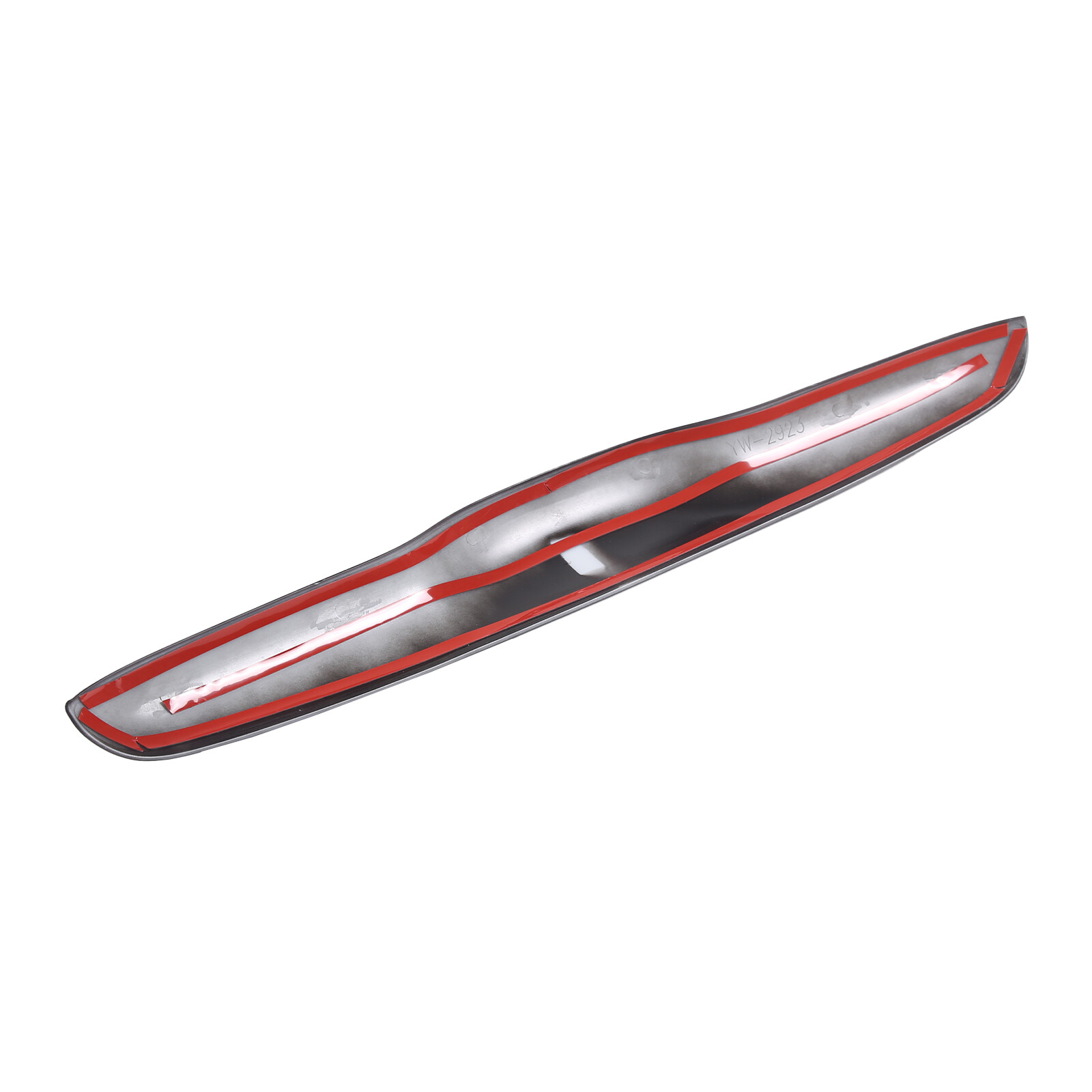 Glossy Black ABS Tailgate Trunk Handle Cover Trim For FIAT 500 2011-23
