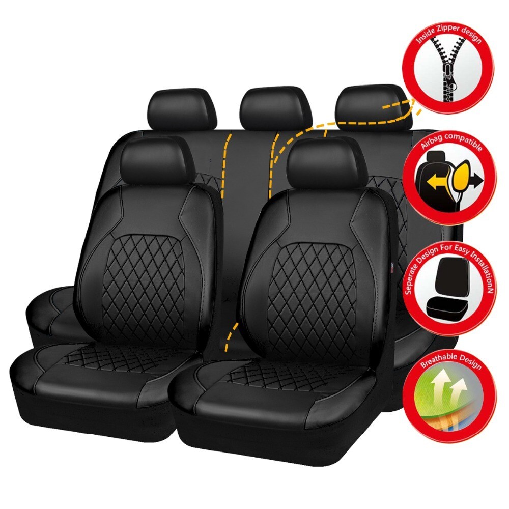 Fit For Ford Focus 2000-2018 Full Set Seat Cover Car Cushion Mat For 4 Seasons
