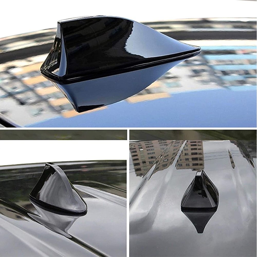 Shark Fin Antenna Cover Car Top Roof Aerial Base Am/fm Radio Signal Base 1-10Set