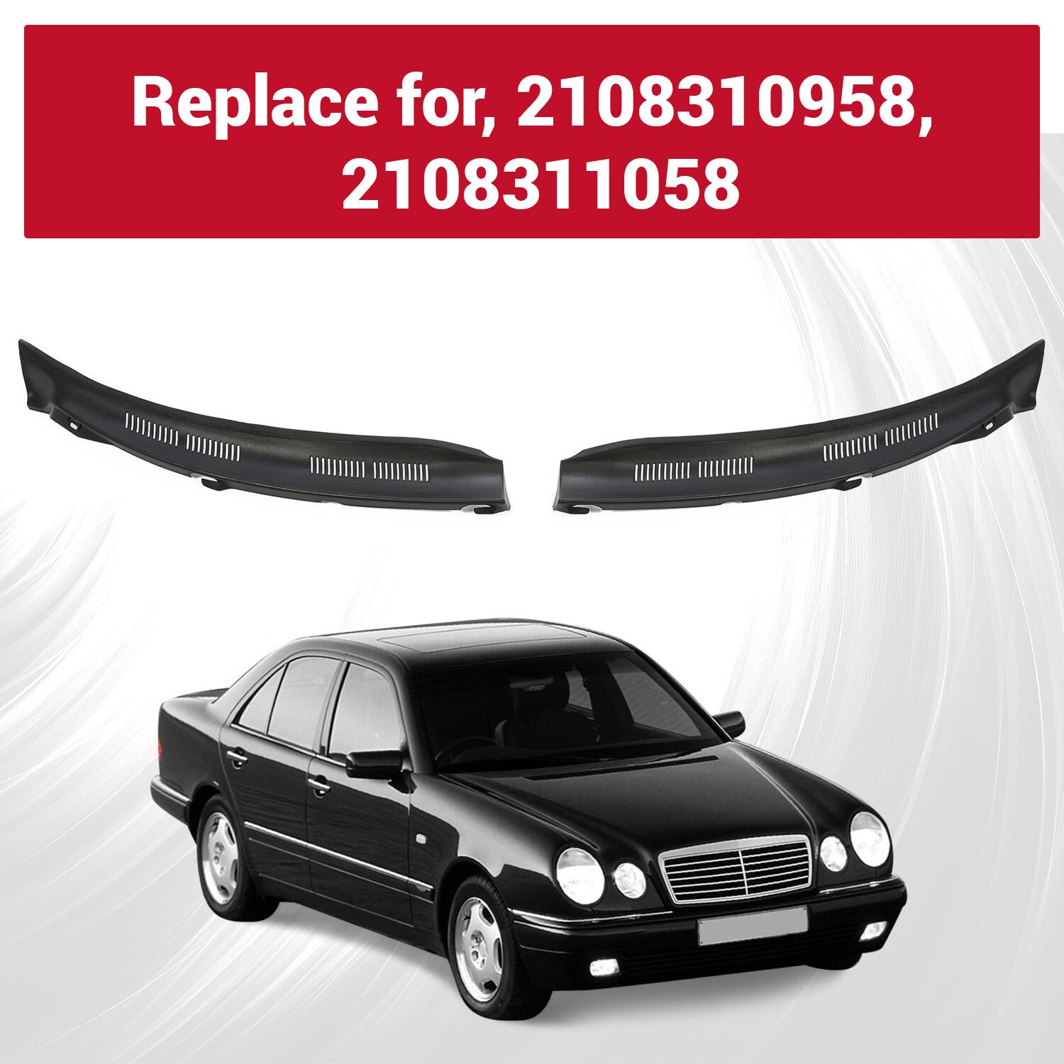 Windshield Wiper Cowl Screen Cover For Mercedes Benz W210 E-Class 1995-2003