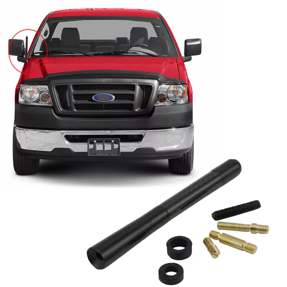 4.7″ Carbon Style Short Antenna AM/FM Accessories w/ Screws For FORD F-150 F150