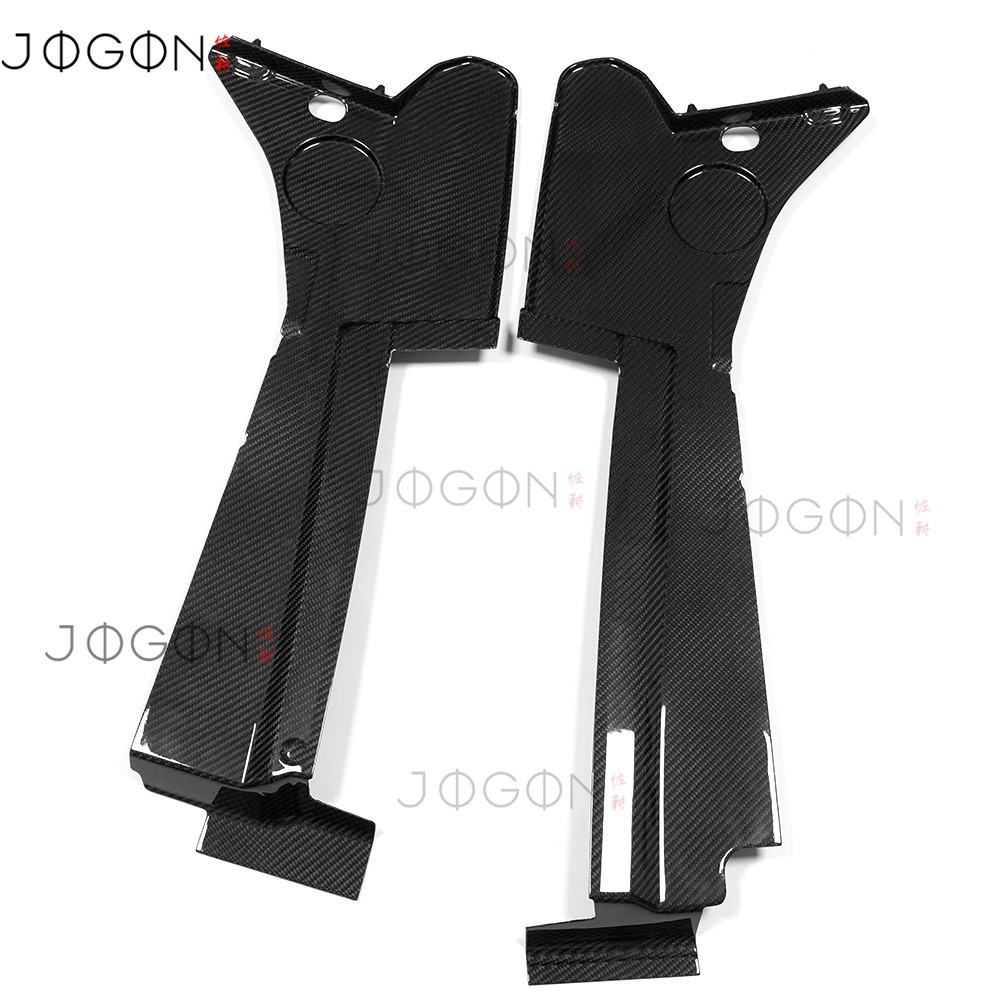 2PCS Real Carbon Replacement Engine Panel For Dodge Challenger SRT Hellcat 2015+