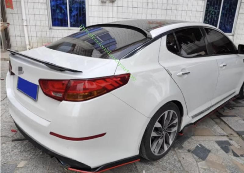For Kia K5 Optima 2011-2015 Glossy Black Rear Spoiler Tail Trunk Lip Wing Bar 1X