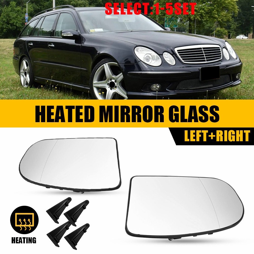 Mirror Glass for Mercedes C230 C240 C280 C320 E320 E350 E500 Right Left 2-10X