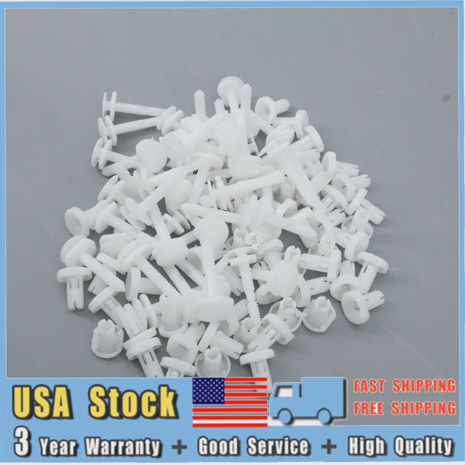 50 Pcs Car Door Panel Retainer Clips & Fasteners FITS GMC & Chevrolet 15960325